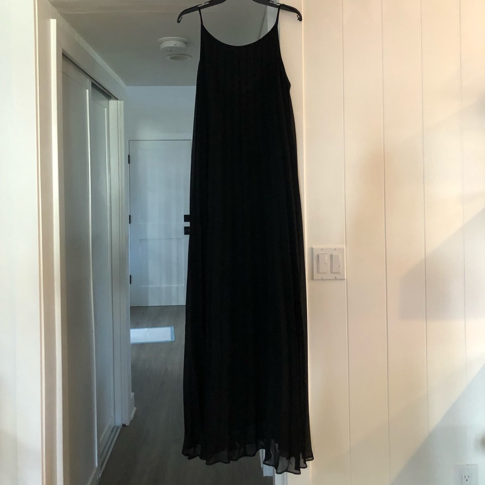 Bcbgeneration Black Pleated Floorlength Maxi Dress - image 1